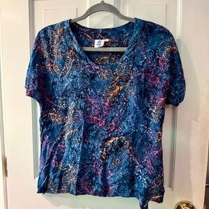 Mexicali Blues Batik Women's Blouse - Size S, EUC!